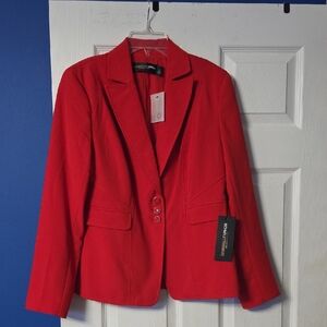 Red Women's Blazer by New York & Company